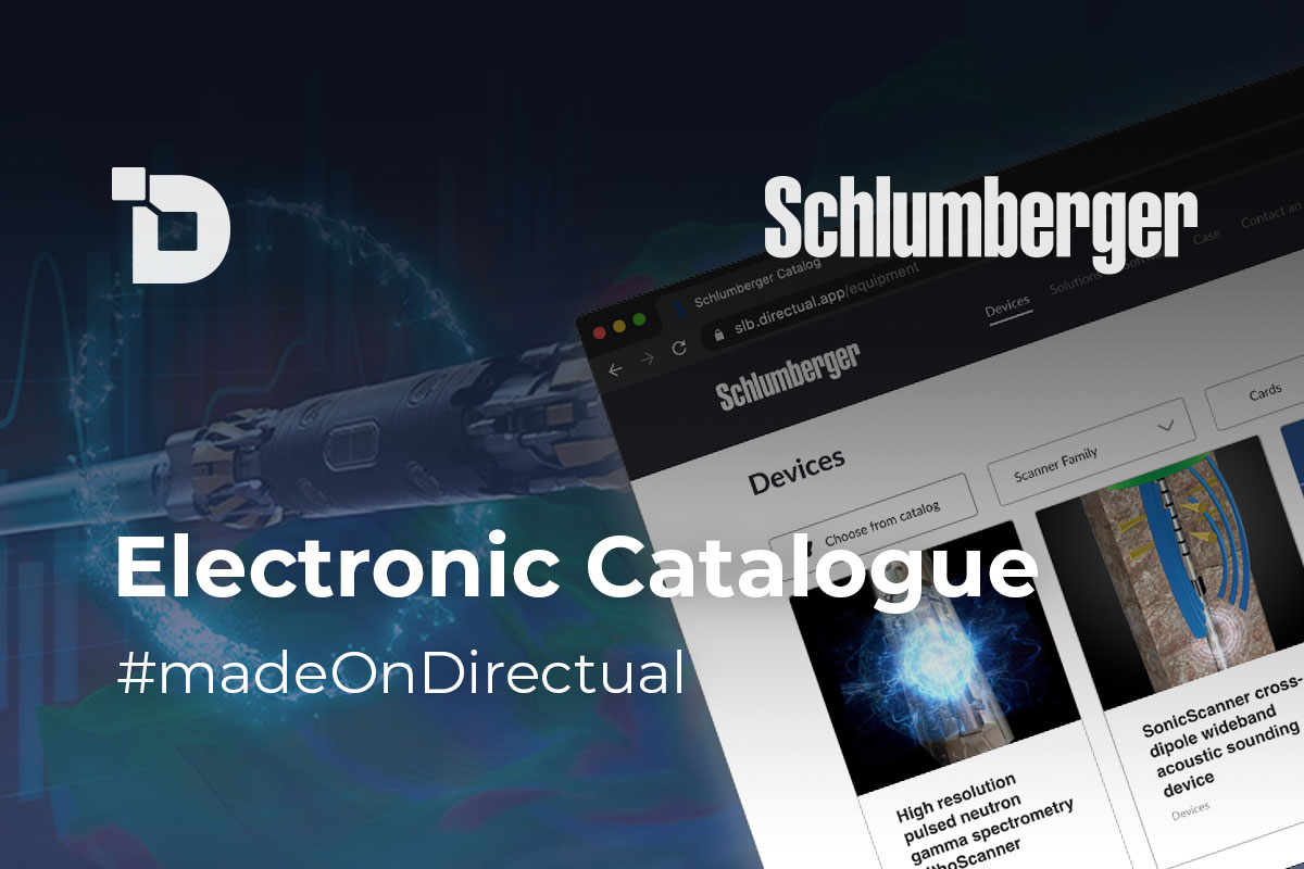 Case study. Electronic catalogue for Schlumberger