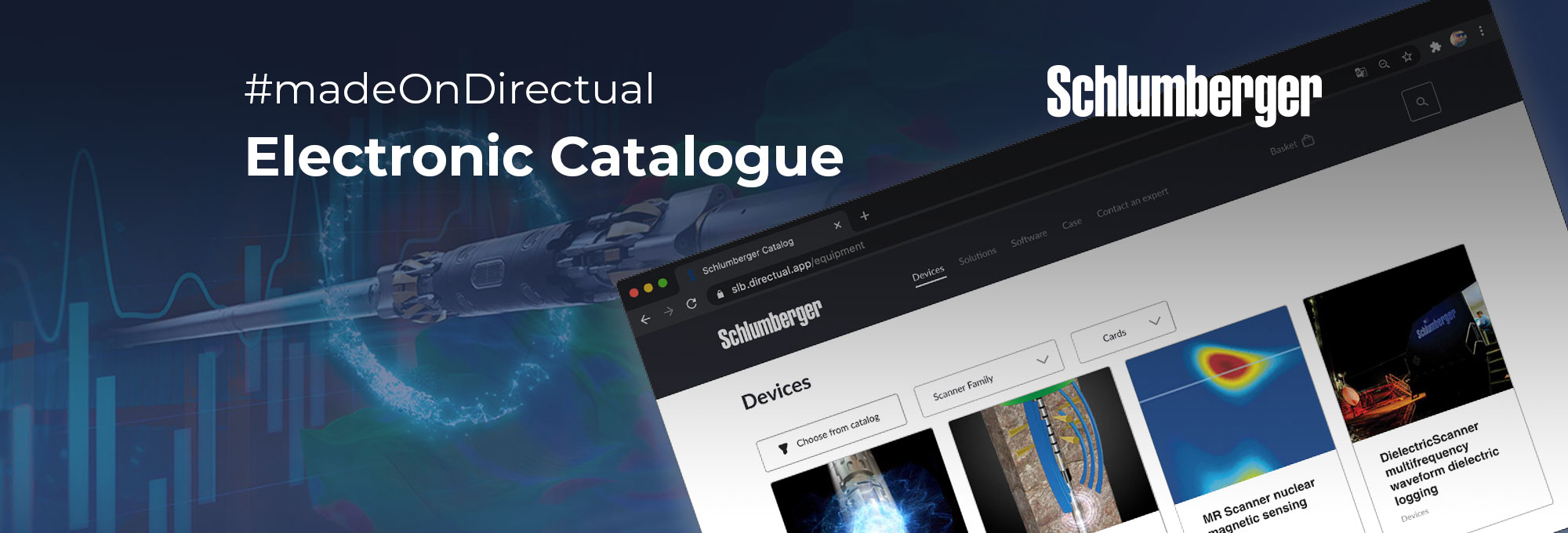 Case study. Electronic catalogue for Schlumberger
