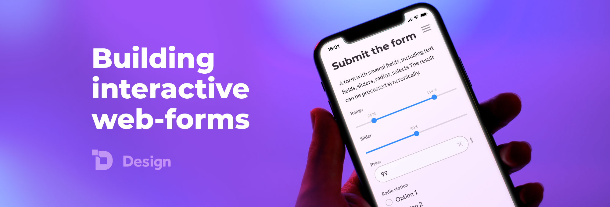 Building interactive web-forms