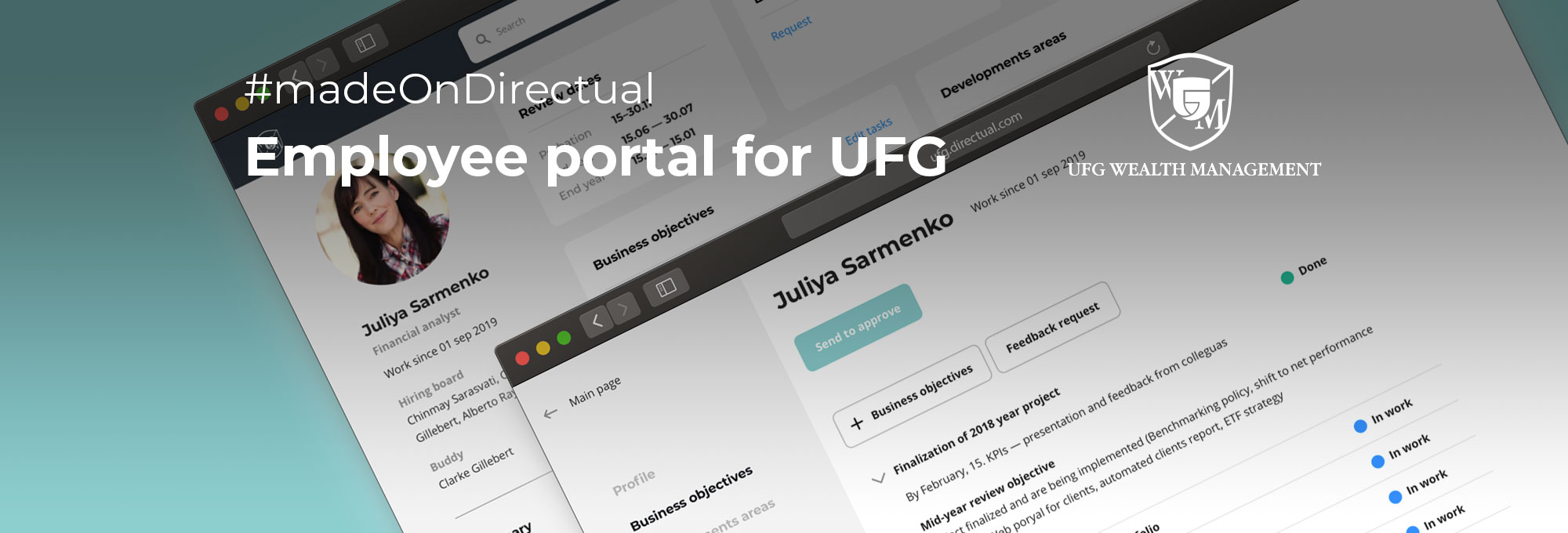 Employee portal for UFG Wealth Management
