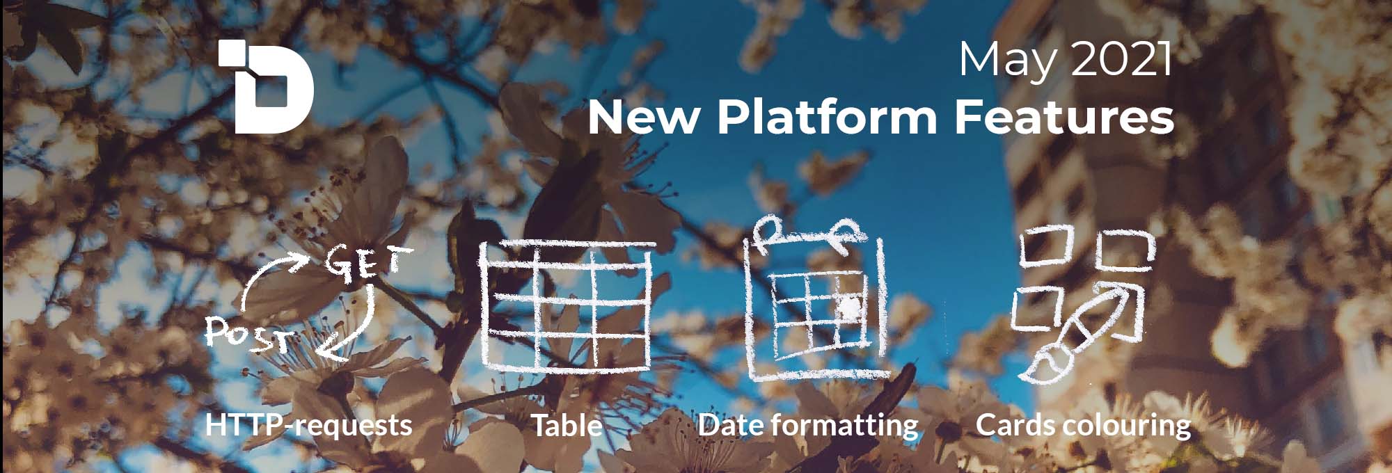 May 2021. New platform features