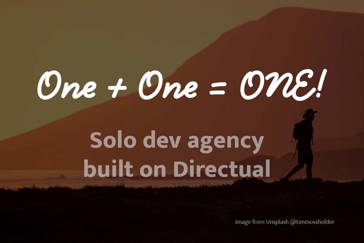 One + One = ONE! Solo dev agency built on Directual