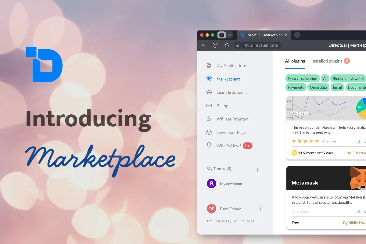Introducing Directual Marketplace