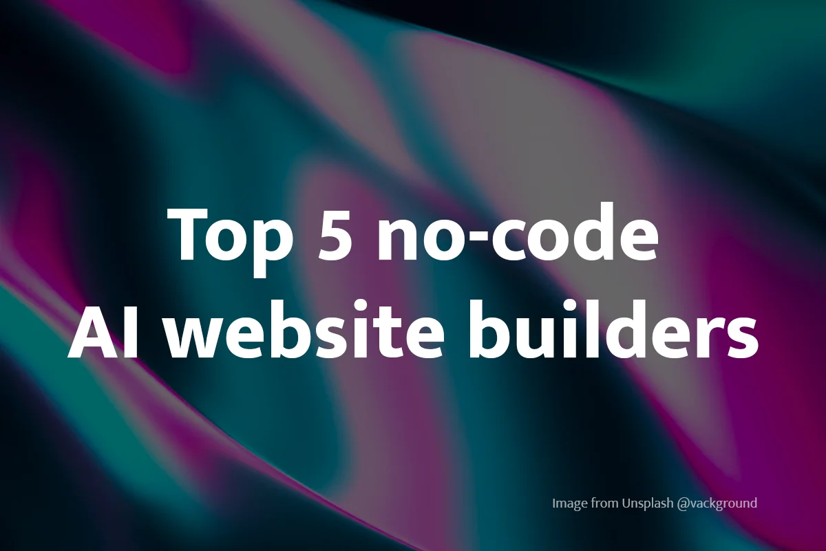 Top 5 no-code AI website builders