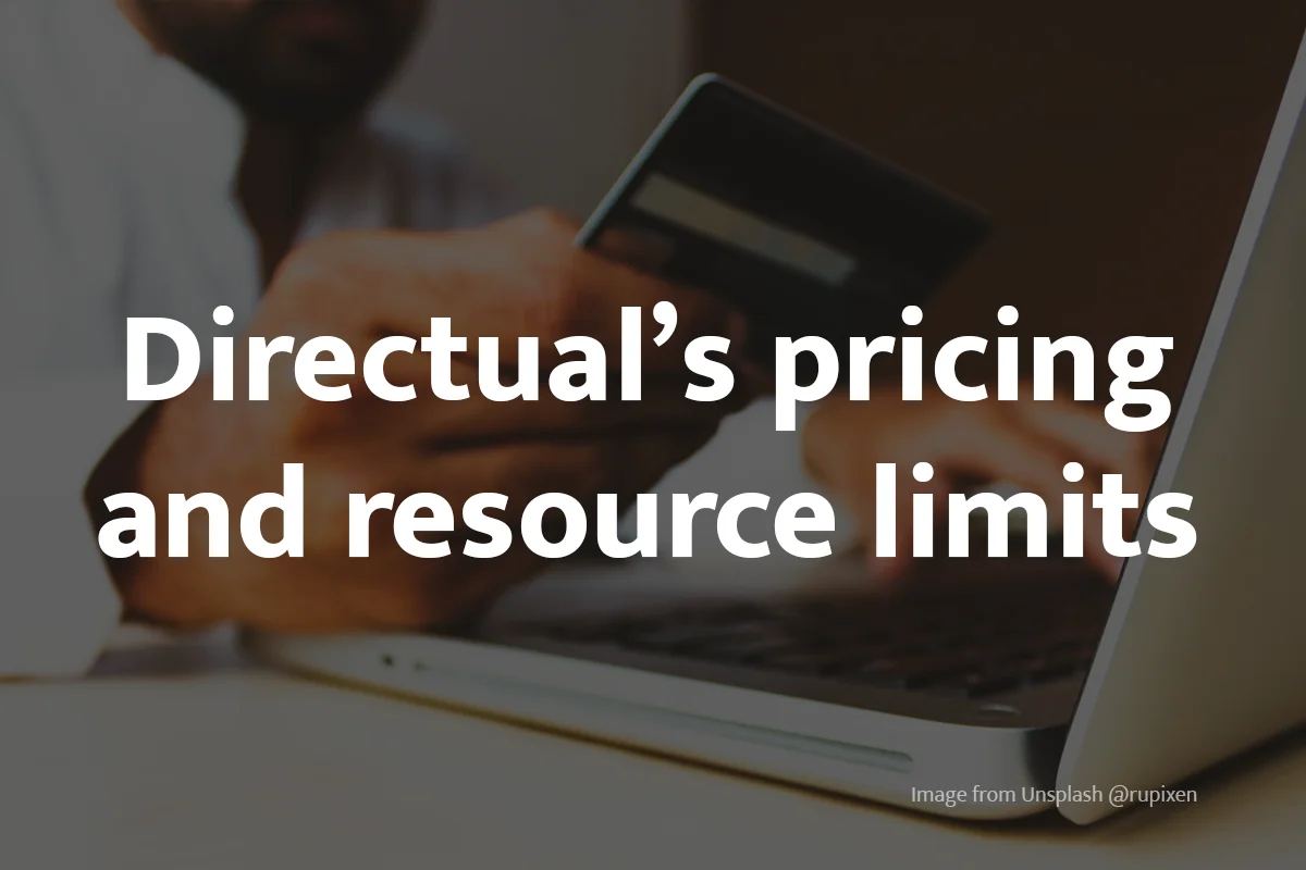 How to make the most out of Directual’s pricing and resource limits