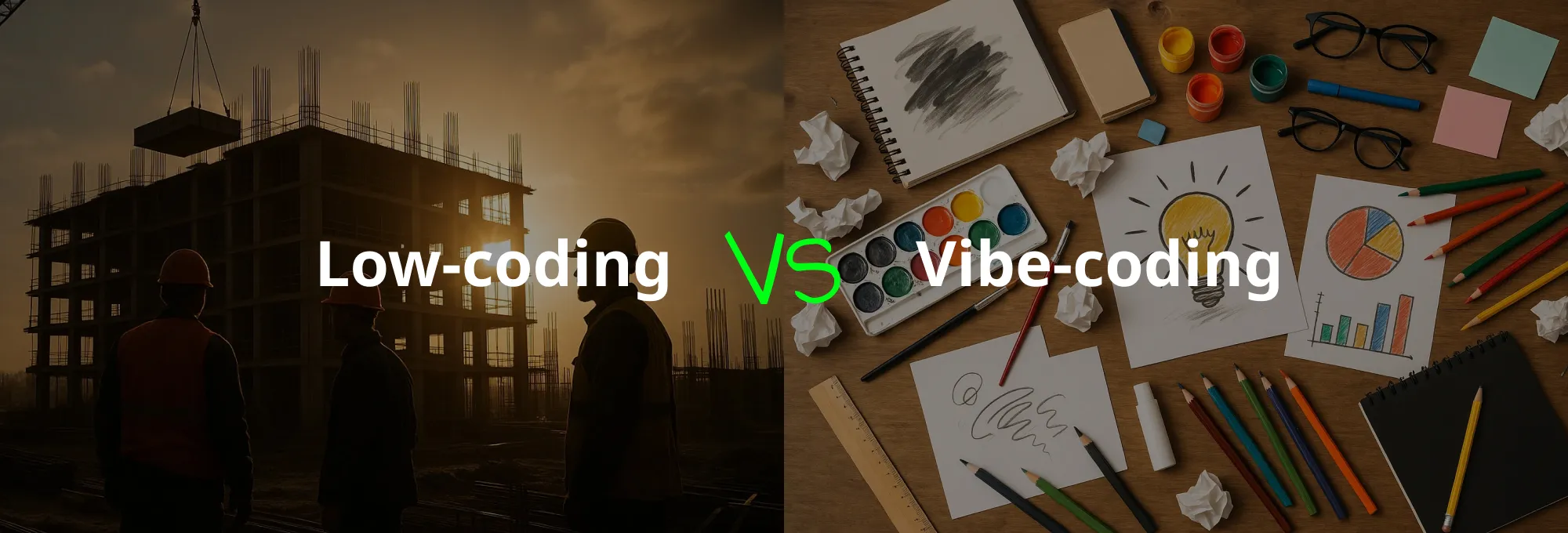 Low-coding vs Pure Vibe-coding: Finding the Balance Between Speed and Architecture