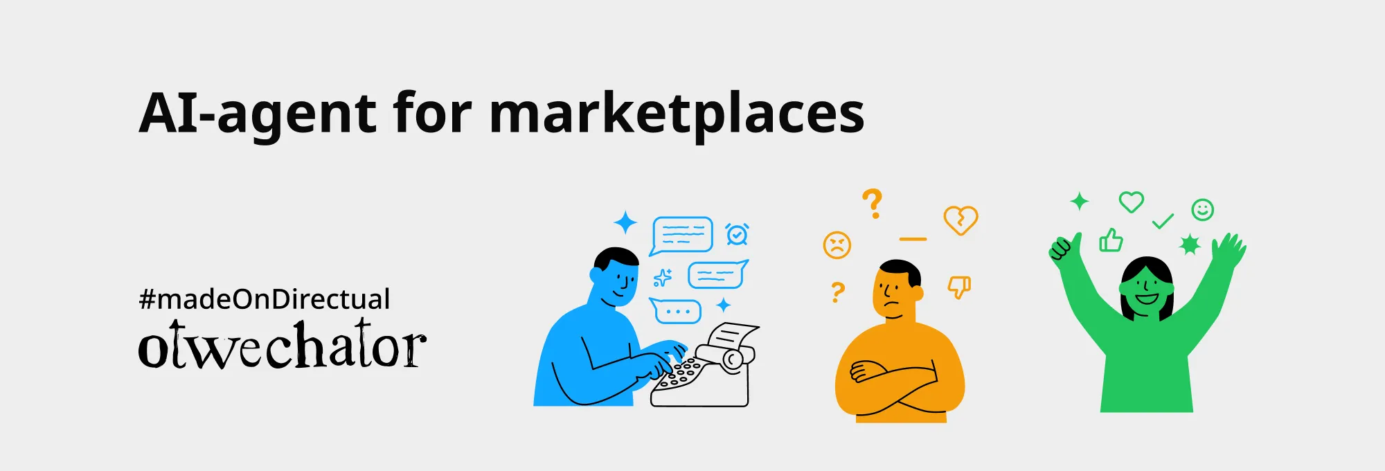 Otwechator: a niche AI agent for marketplace review replies, built on Directual